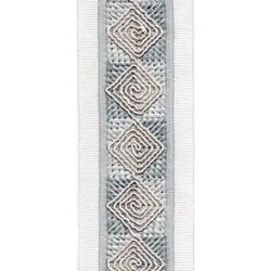 H0968 Ivory Silver Upholstery Fabric by the yard