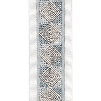 H0968 Ivory Silver Drapery and Upholstery Fabric by the yard