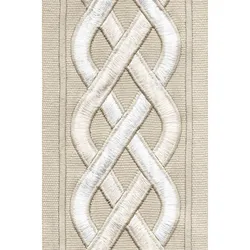 H3974 Palegrey Cream Upholstery Fabric by the yard