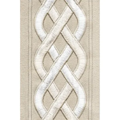 H3974 Palegrey Cream Drapery and Upholstery Fabric by the yard