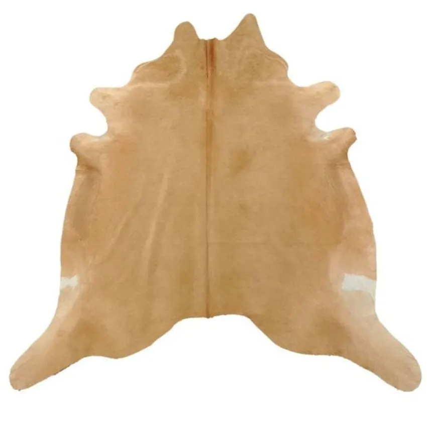 Caramel 100% Genuine Leather With Hair From South America by the Hide