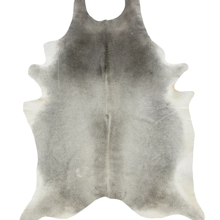 Grey Exotic Brindle 100% Genuine Leather With Hair From South America by the Hide