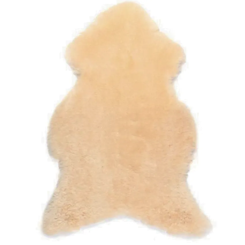 English Shorn Medical Ivory 100% Genuine English Sheepskin From England by the Hide