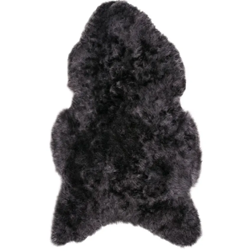 Graphite Shorn 100% Genuine Icelandic Sheepskin From Iceland by the Hide