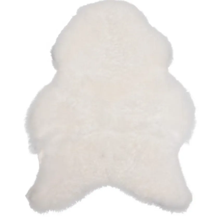 Natural White Shorn 100% Genuine Icelandic Sheepskin From Iceland by the Hide