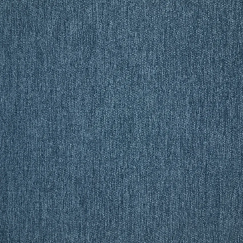 Denim Blue Solid Velvet Upholstery Fabric by the Yard