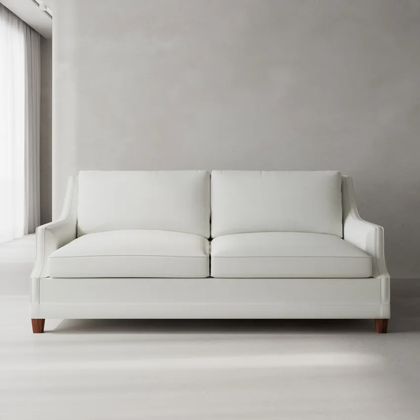 Oyste Beige and Tan Solid Velvet Upholstery Fabric by the Yard — Upholstery Fabric