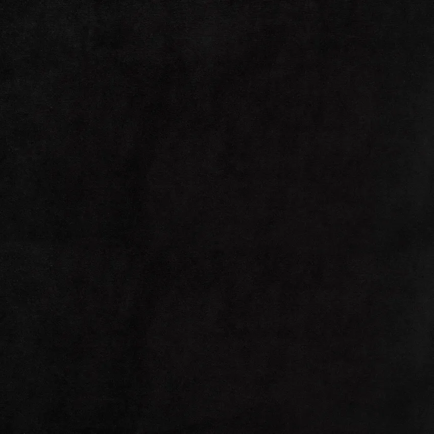 Black Solid Velvet Upholstery Fabric by the Yard