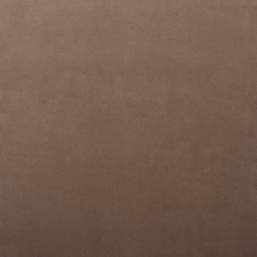 Cocoa Brown Solid Velvet Upholstery Fabric by the Yard