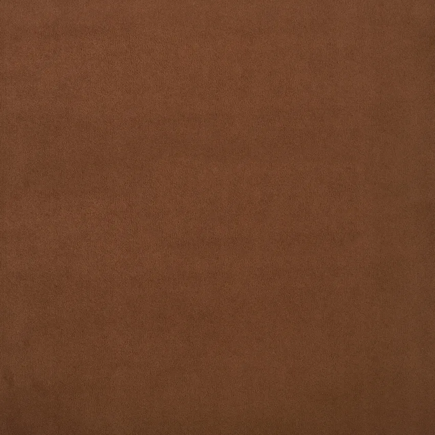 Cogna Brown Solid Velvet Upholstery Fabric by the Yard