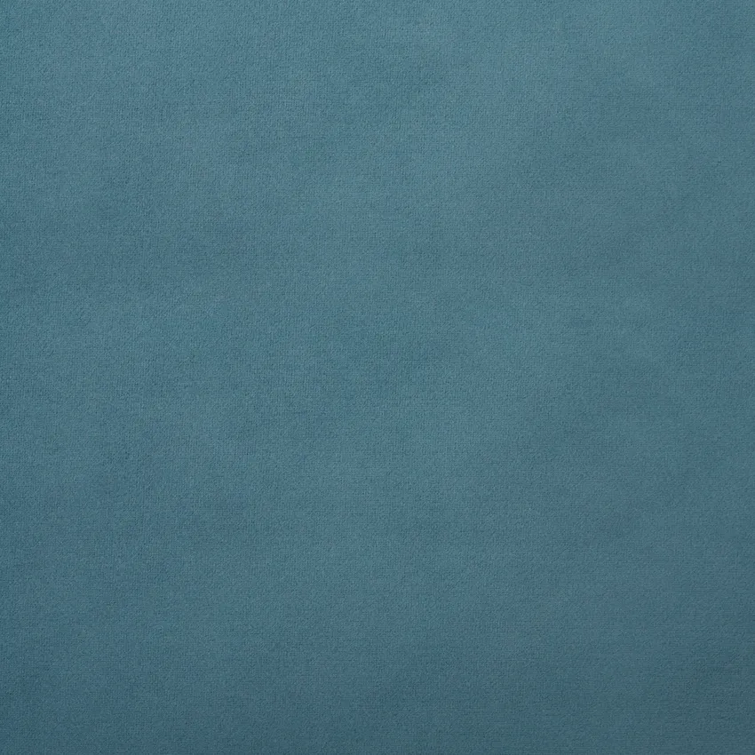 Peaco Blue Solid Velvet Upholstery Fabric by the Yard