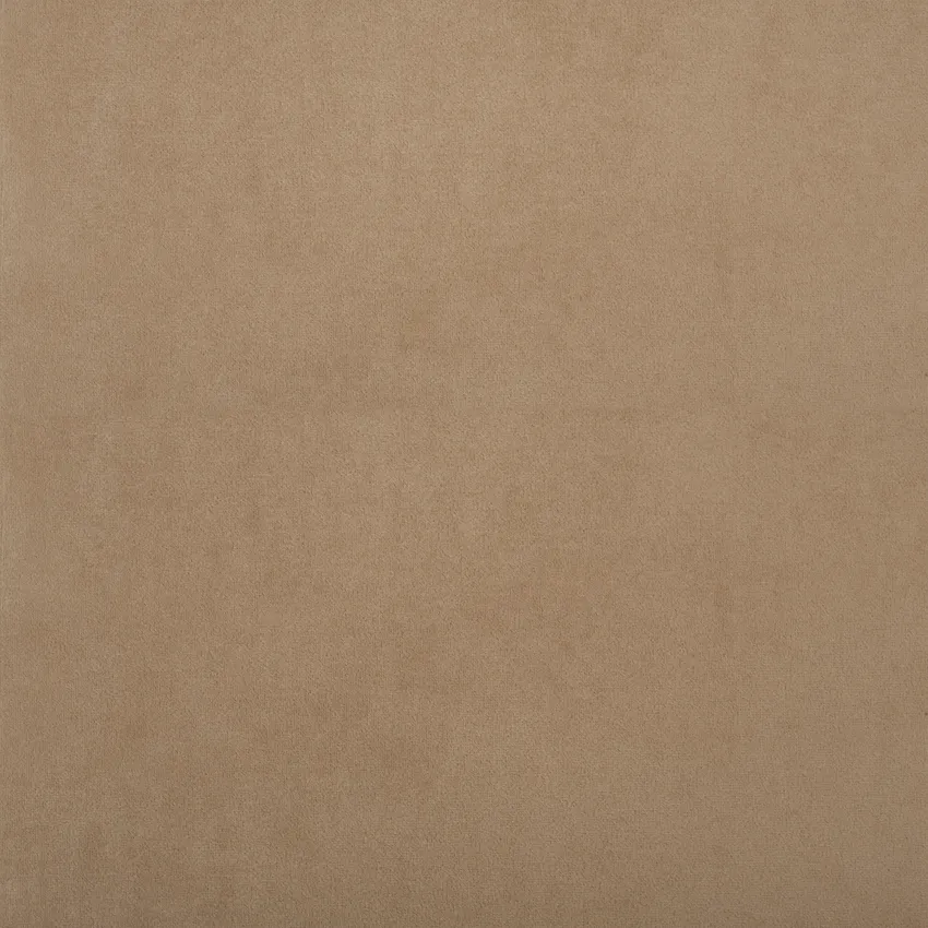 Toast Brown Solid Velvet Upholstery Fabric by the Yard