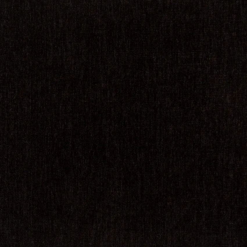 Ebony Black Textured Velvet Upholstery Fabric by the Yard