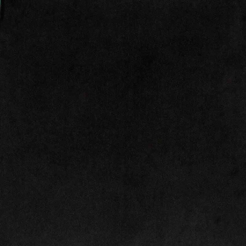 Black Solid Velvet Upholstery Fabric by the Yard