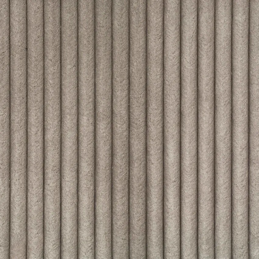 Fog Gray and Silver Textured Corduroy Upholstery Fabric by the Yard