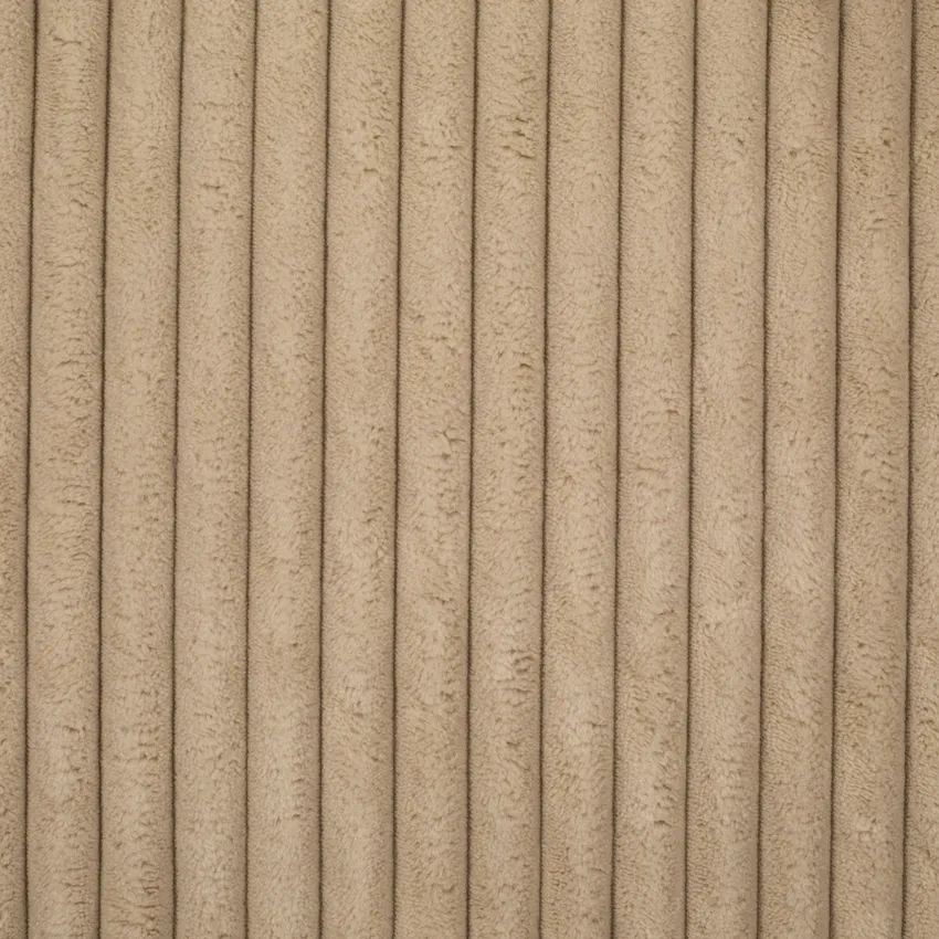 Beach Beige and Tan Textured Corduroy Upholstery Fabric by the Yard