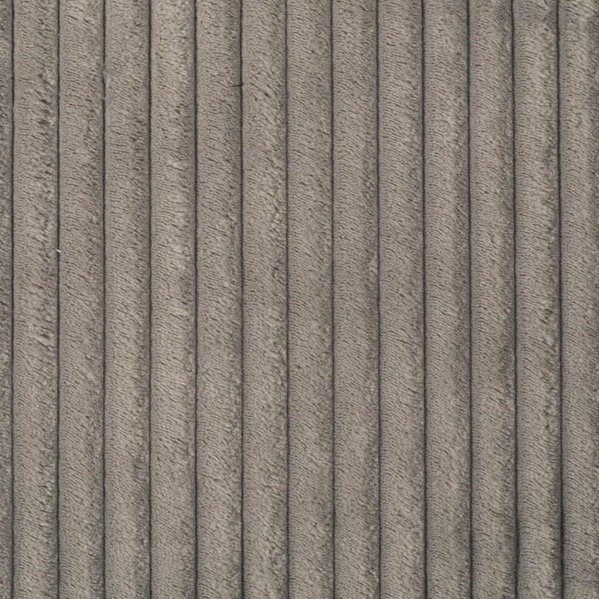 Fog Gray and Silver Textured Corduroy Upholstery Fabric by the Yard