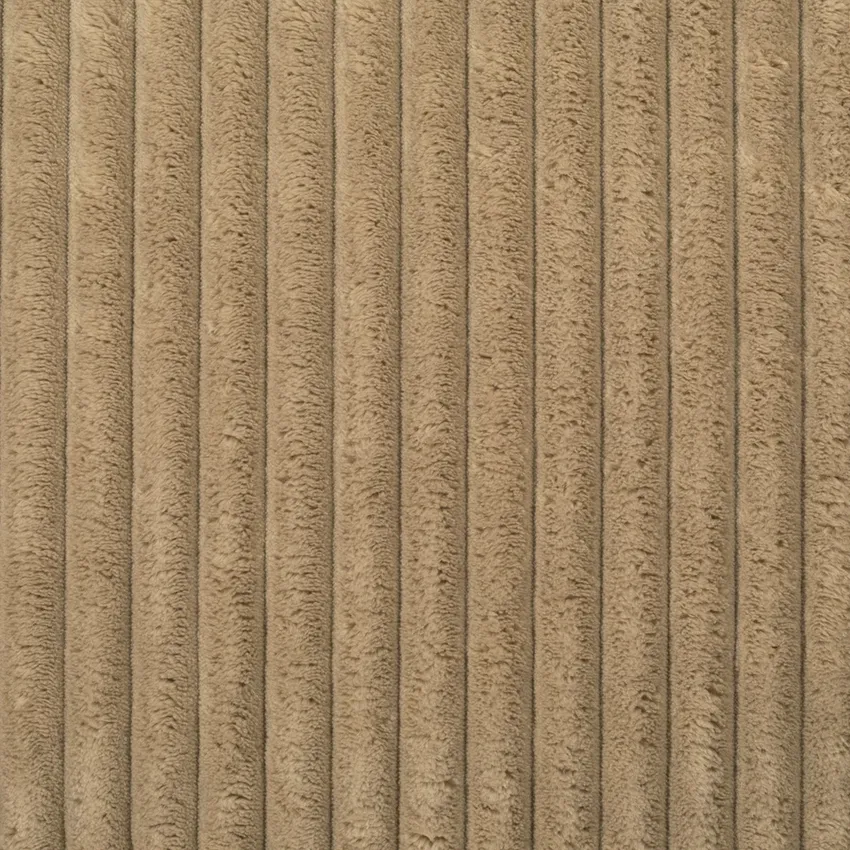 Toast Brown Textured Corduroy Upholstery Fabric by the Yard