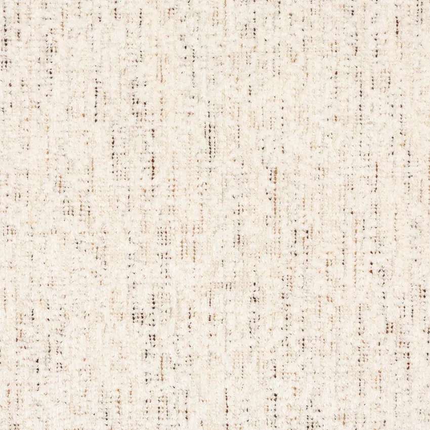Cream White Textured Boucle Upholstery Fabric by the Yard