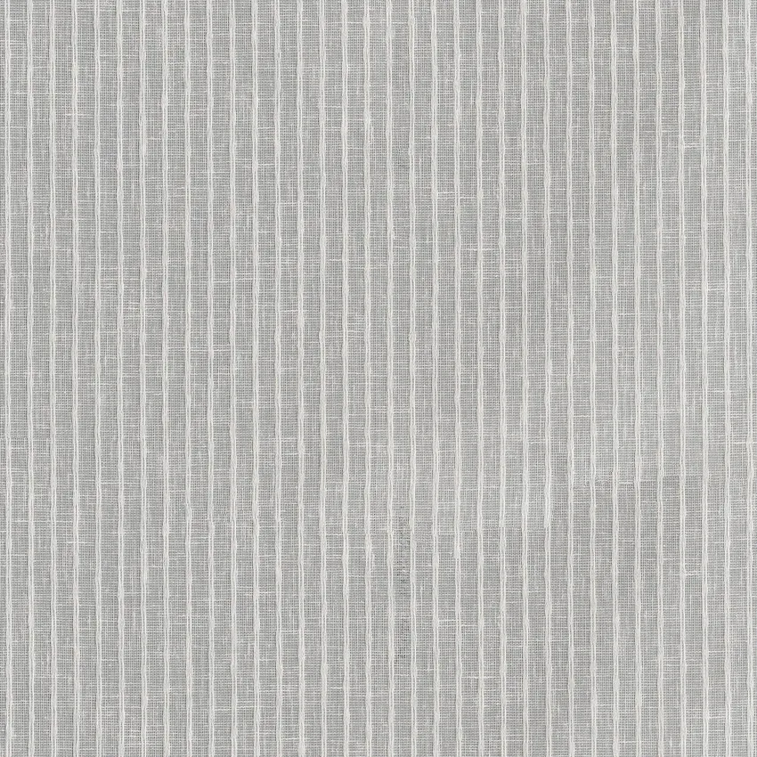 Ivory and Grey and Silver Stripe Cotton Or Cotton Blend Upholstery Fabric by the Yard