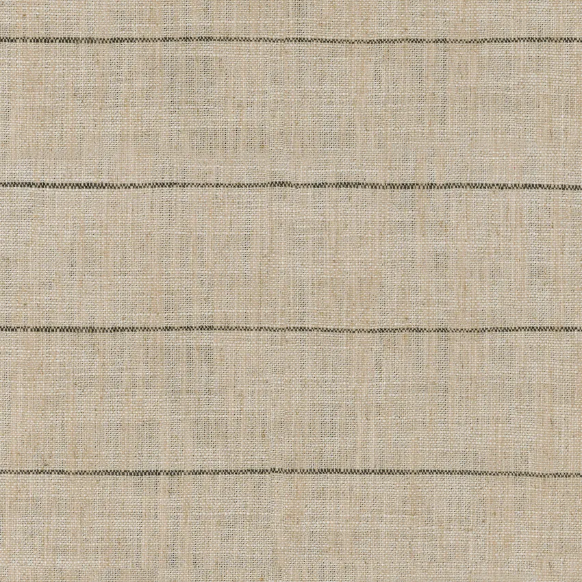 Jute and Sable Stripe Texture Upholstery Fabric by the Yard