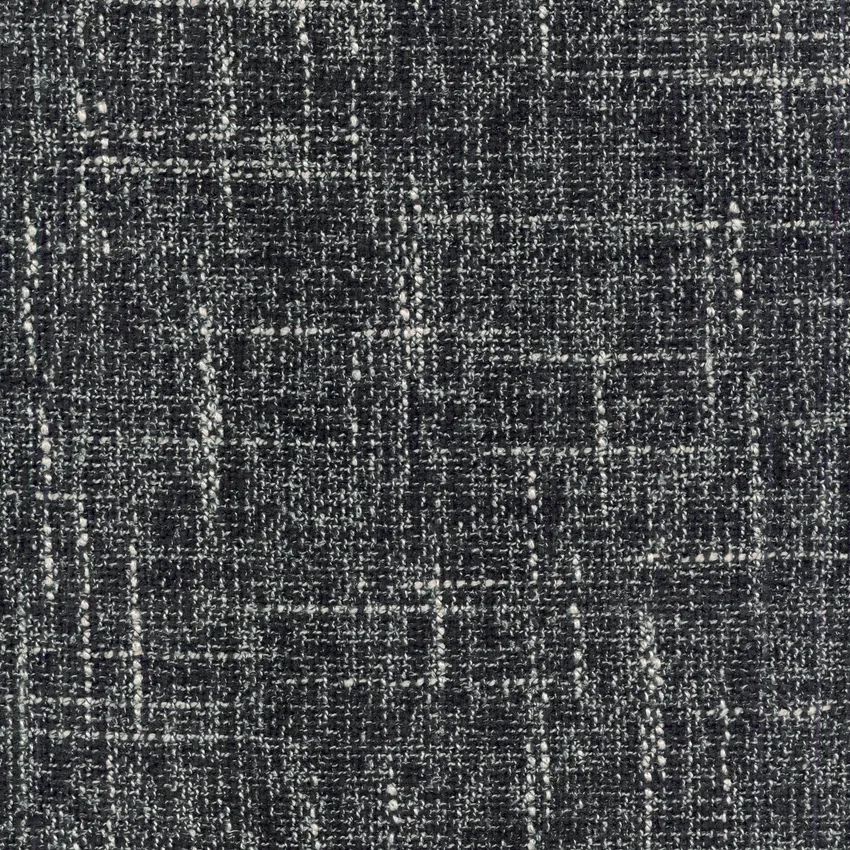 Onyx and Twine Plain Chenille Upholstery Fabric by the Yard