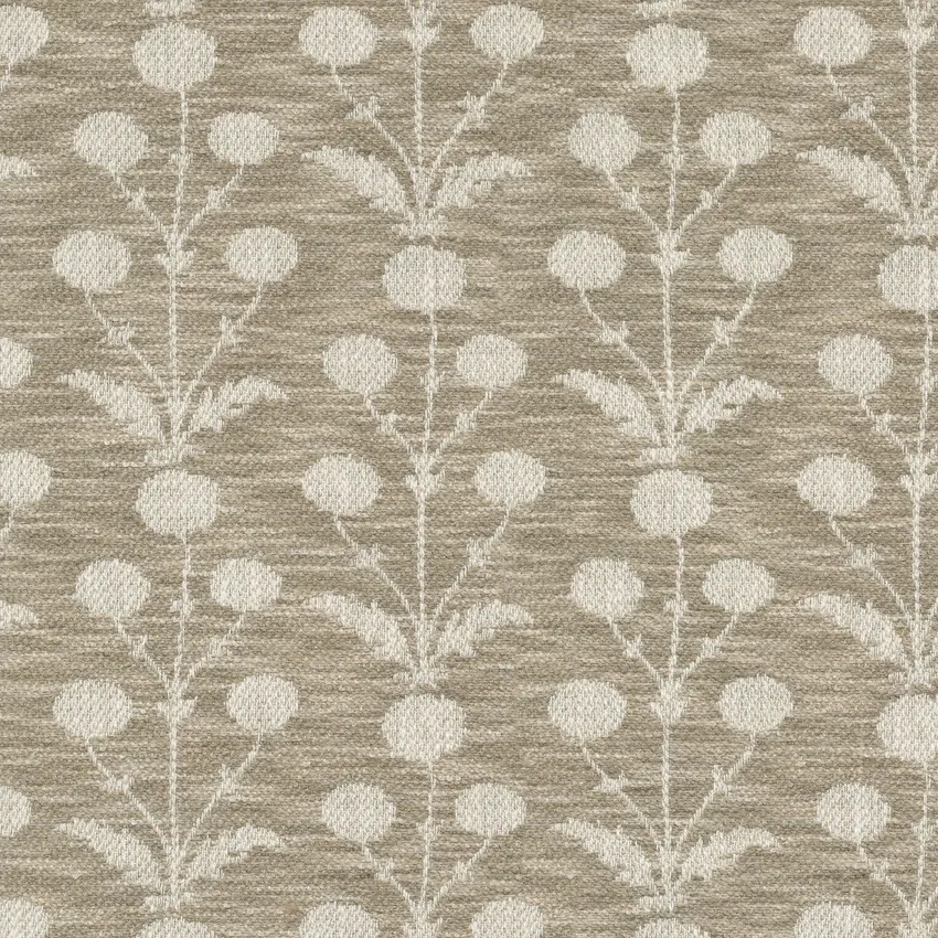 Chai and Saffron Floral Damask Upholstery Fabric by the Yard