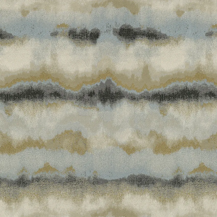 Quarry Fog and Mineral Abstract Damask Upholstery Fabric by the Yard