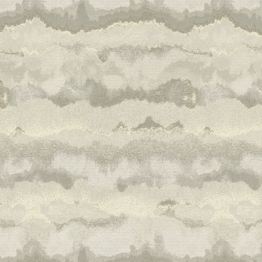 Sterling Fog and Mineral Abstract Damask Upholstery Fabric by the Yard