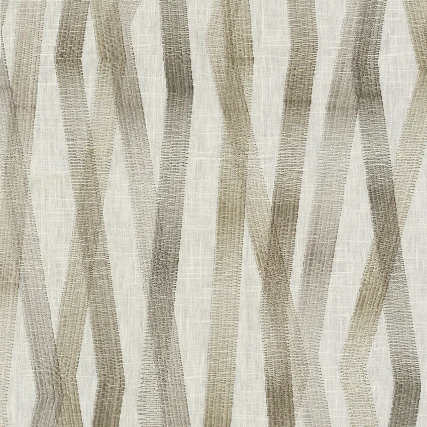 Flax and Poolside Abstract Cotton Or Cotton Blend Upholstery Fabric by the Yard