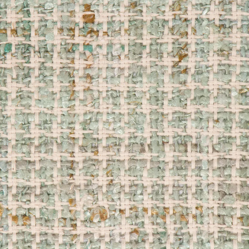 Seaglass Teal and Aqua Solid Textured Solid Upholstery Fabric by the Yard
