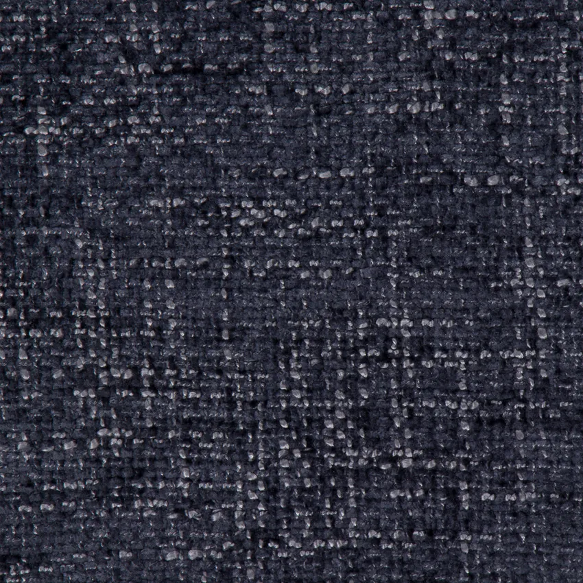 Ink Black Solid Chenille Upholstery Fabric by the Yard