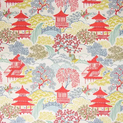 E7672 SPICE GARDEN Upholstery Fabric by the yard