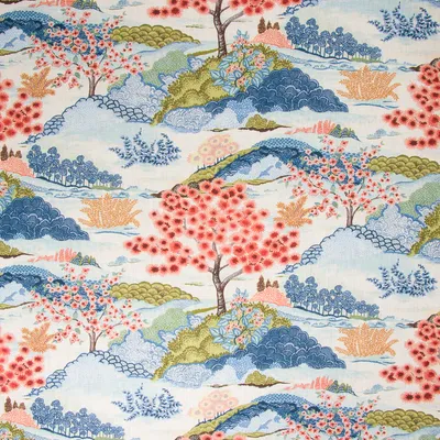 E6495 CORAL  Upholstery Fabric by the yard