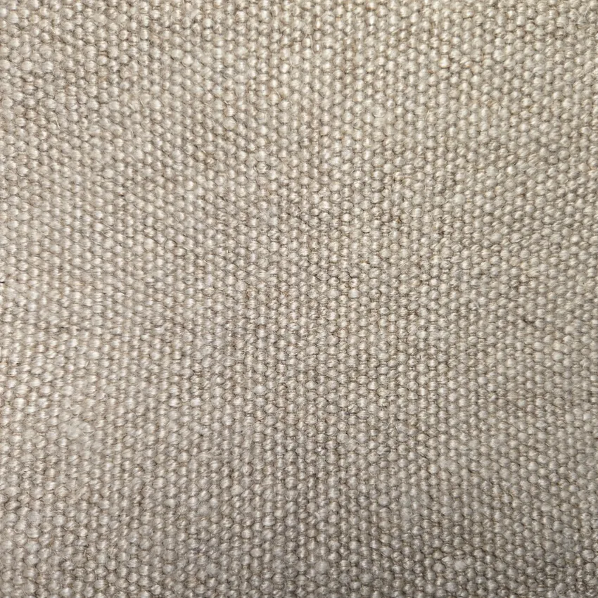 Natural Beige Plain French Linen Upholstery Fabric by the Yard