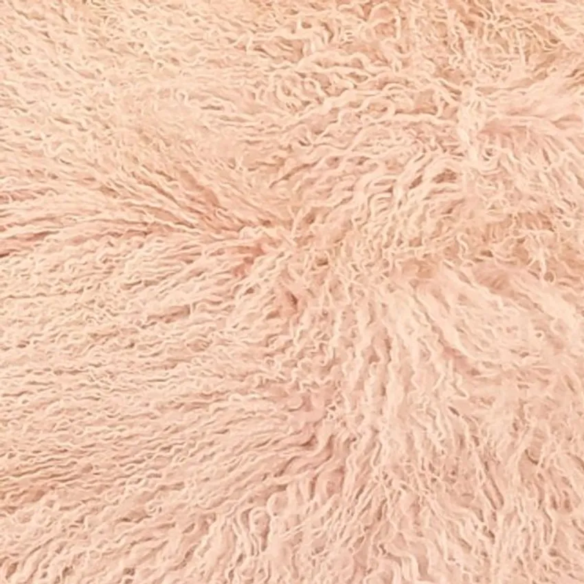 Baby Pink 100% Genuine Tibetan Lambskin From Tibet by the Hide