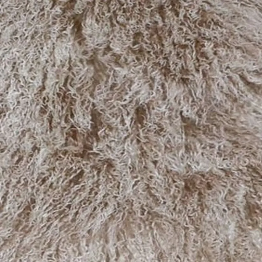 Oyster Tipped 100% Genuine Tibetan Lambskin From Tibet by the Hide