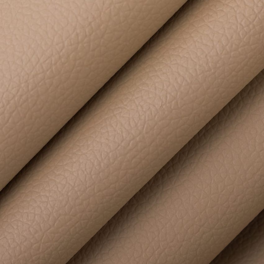 Oat Beige & Taupe Plain & Solid Vinyl Upholstery Fabric by the Yard — Upholstery Fabric