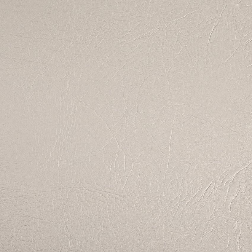 Sugar White & Ivory Leather Grain Vinyl Upholstery Fabric by the Yard