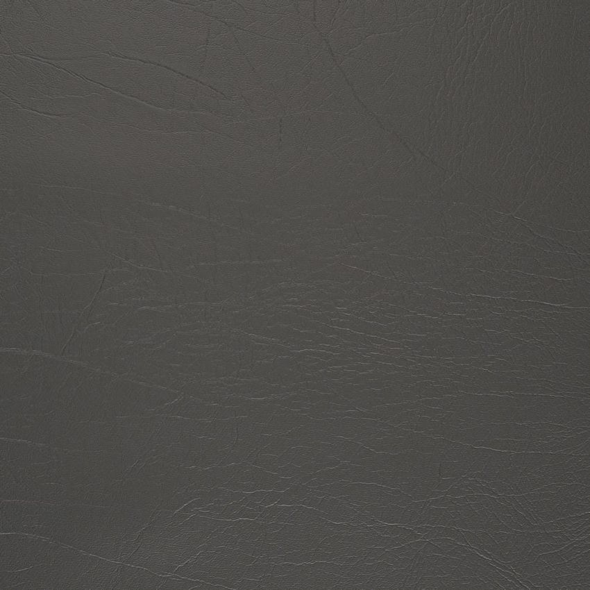 Shadow Grey & Silver Leather Grain Vinyl Upholstery Fabric by the Yard