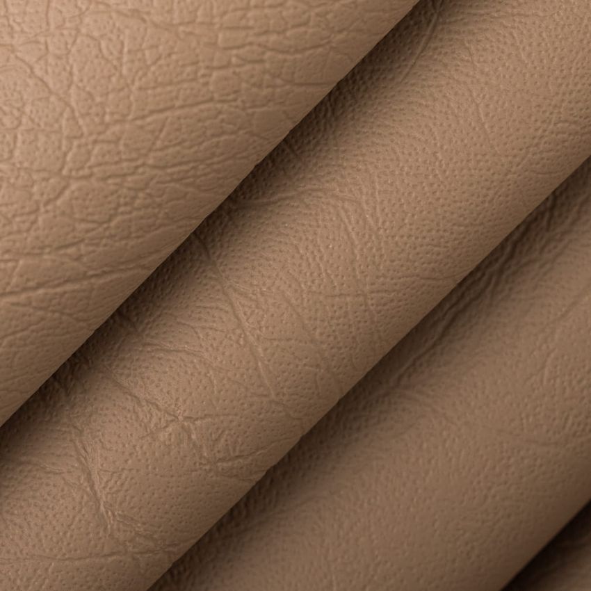 Tan Beige & Taupe Leather Grain Vinyl Upholstery Fabric by the Yard — Upholstery Fabric