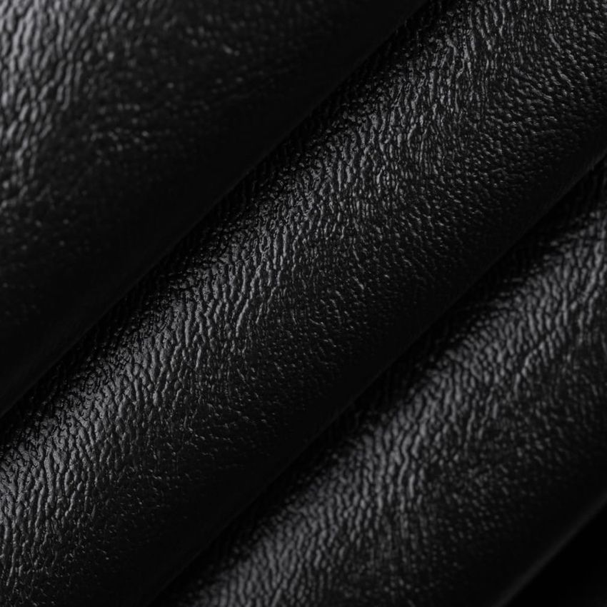 Midnight Black Plain & Solid Vinyl Upholstery Fabric by the Yard — Upholstery Fabric