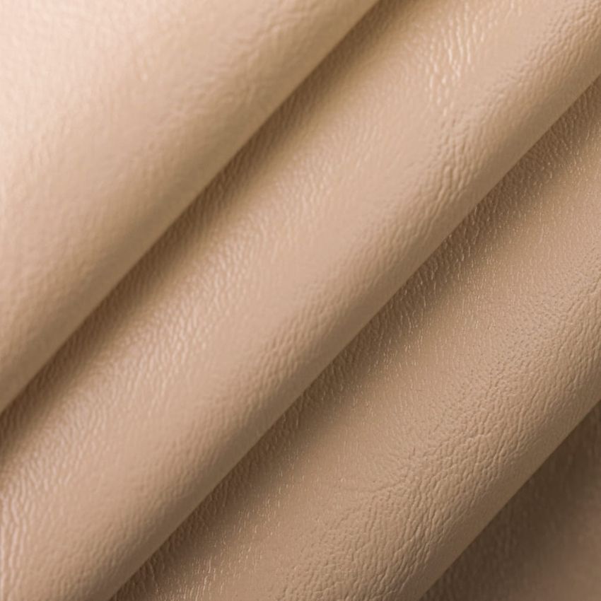 Vanilla Beige & Taupe Plain & Solid Vinyl Upholstery Fabric by the Yard — Upholstery Fabric
