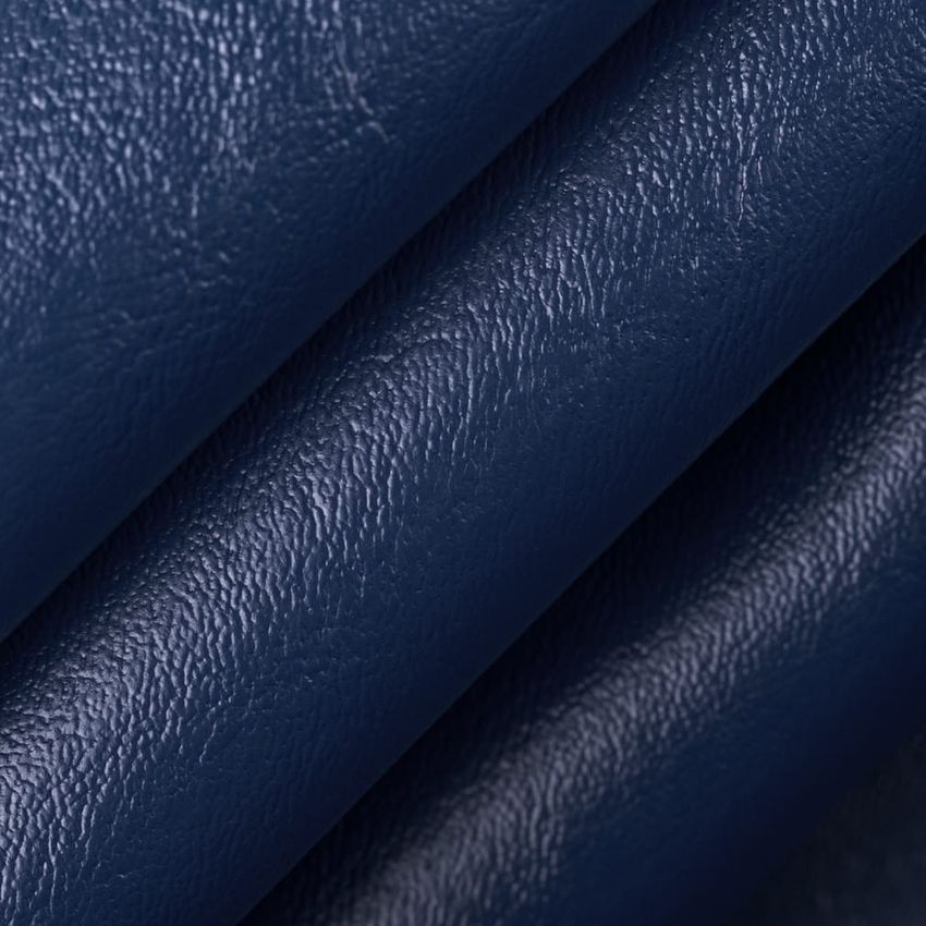 Navy Blue Plain & Solid Vinyl Upholstery Fabric by the Yard — Upholstery Fabric