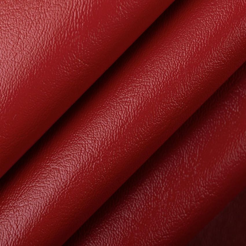 Tomato Red & Burgundy Plain & Solid Vinyl Upholstery Fabric by the Yard — Upholstery Fabric