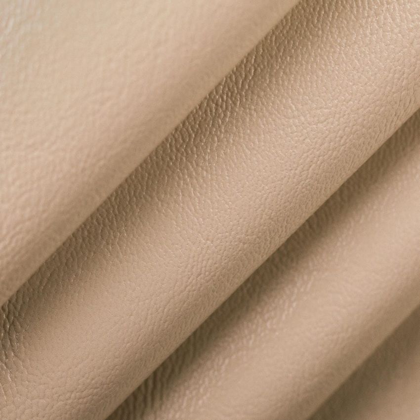 Buttermilk Beige & Taupe Plain & Solid Vinyl Upholstery Fabric by the Yard — Upholstery Fabric