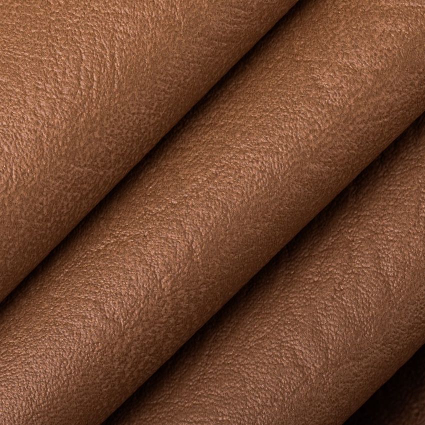 Copper Brown Distressed Vinyl Upholstery Fabric by the Yard — Upholstery Fabric