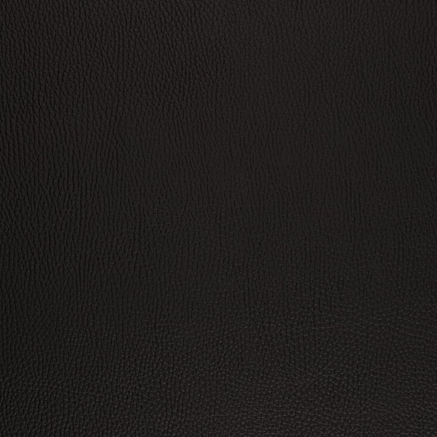 Onyx Black Leather Grain Vinyl Upholstery Fabric by the Yard