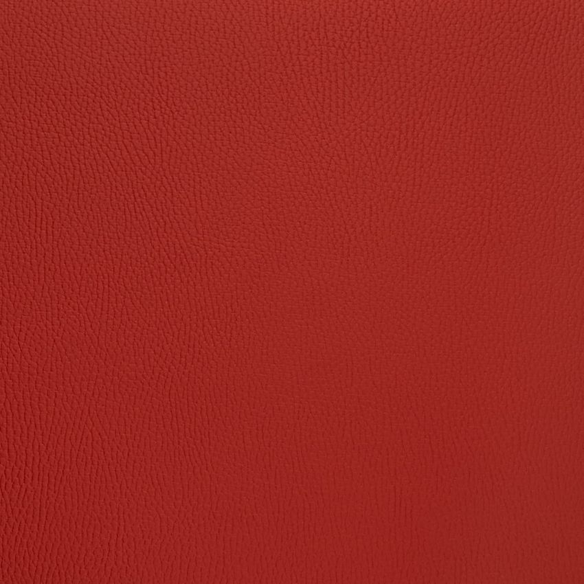 Apple Red & Burgundy Leather Grain Vinyl Upholstery Fabric by the Yard