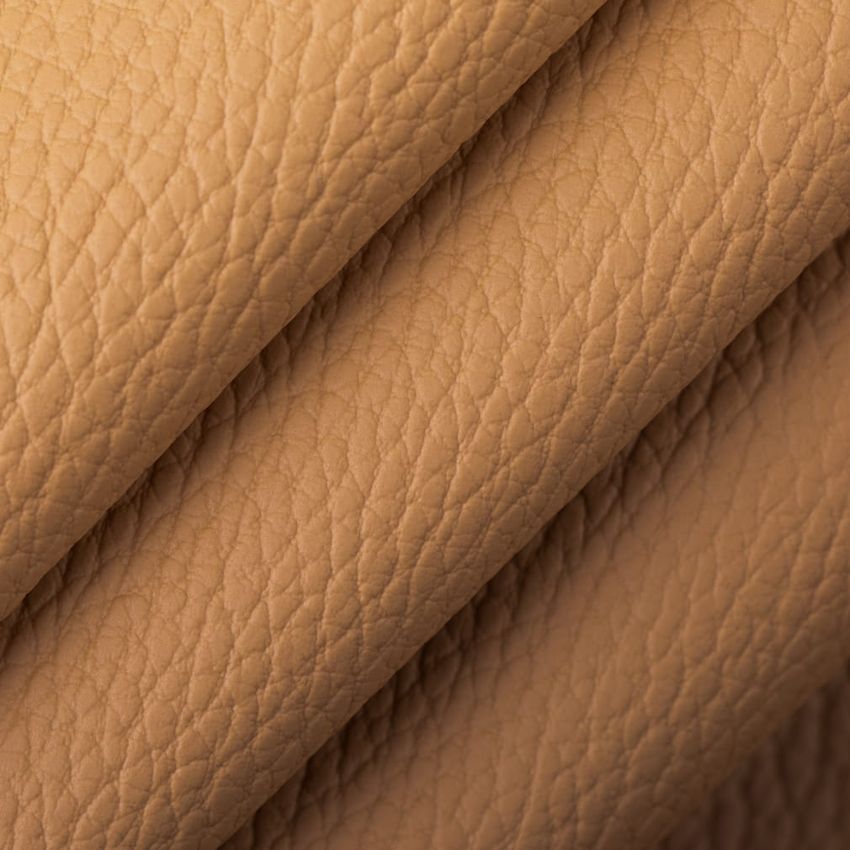 Flax Gold & Yellow Leather Grain Vinyl Upholstery Fabric by the Yard — Upholstery Fabric